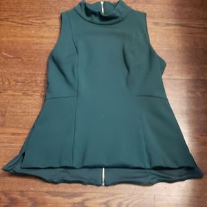 White House Black Market Green Dress Shirt